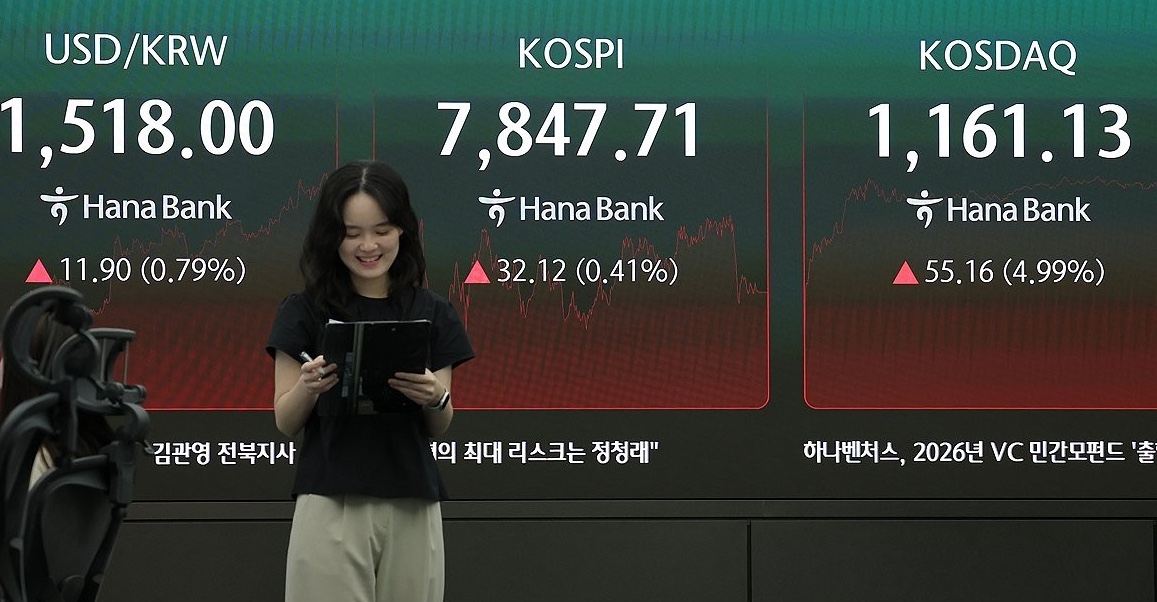 Seoul shares down on tech slump, US-Iran conflict