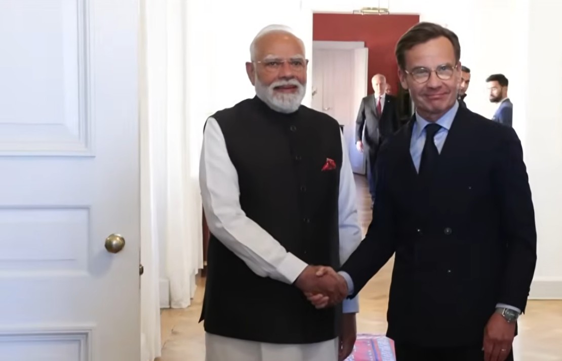 MEA releases joint statement on India–Sweden Summit, 'Establishment of a Strategic Partnership'